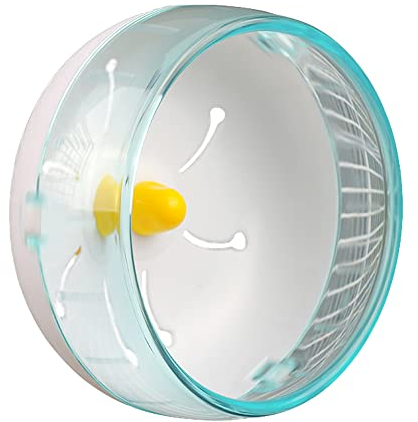 Zasvec Hamster Laufrad aus Kunststoff - Übungsrad für Kleintierspielzeug Silent Wheel für kleine Haustiere