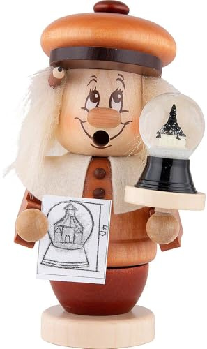 Ulbricht Räuchermann 'Miniwichtel Schneekugelbauer - 14cm'