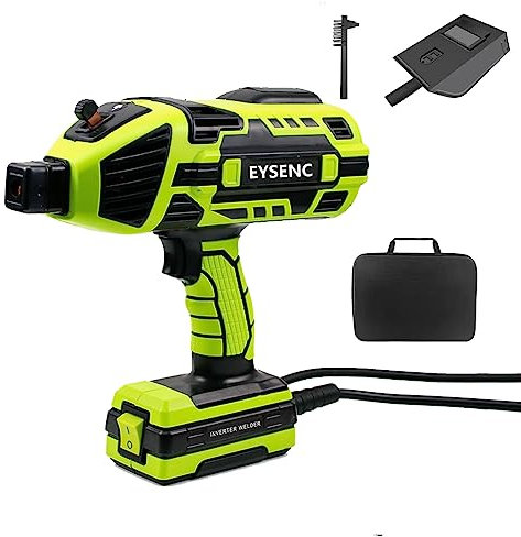 EYSENC Welding Machine, Portable ARC Welder Machine Gun, IGBT Standing Handheld Welding Machine for 3/64-1/8 Stick Welder,220V Welder 6 Variable Current Adjustment（Green）