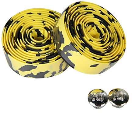 Happyyami 2 Lenkerband für Fahrräder Lipgloss-Klebeband Kinderwagen-Lenkerband für Rennrad Korkband Lenker aus Kork Rennrad- Fahrrad Erdfarben Combo-Platte