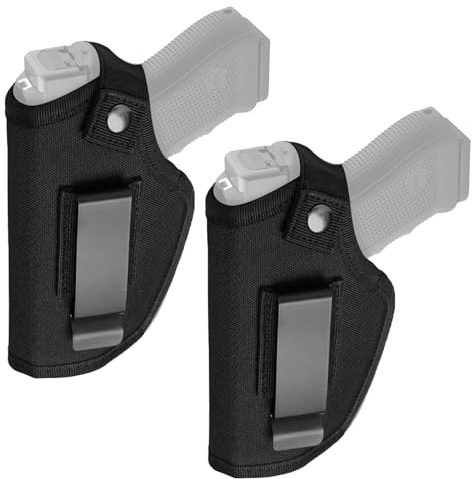 DGUSO Pistolenholster 2 Stücke Universal Pistolen Holster,Holster,Verdeckte Pistolenholster für Männer Frauen,waffenholster verdeckt,Gürtelholster,waffenholster für Klein und Großpistolen