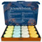 Fondant parfumé pour bruleur (Pack de 16) - Cire parfumée pour bruleur- 4 Parfums : Vanille, Monoï, Fleur de Coton, Fleur d'Oranger - Idéal pour bougie chauffe plat, brule parfum et bruleur électrique