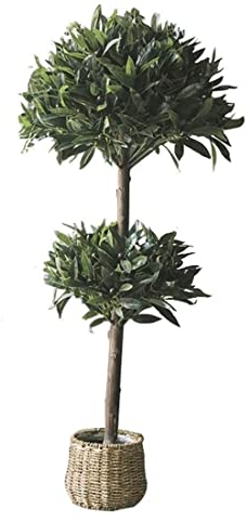 TOTIKI Künstlicher Baum Künstlicher Olivenbaum-Blumentopf Mit Grünen Blättern Für Drinnen Und Draußen, Gefälschte Pflanze Für Wohnzimmer, Balkon, Heimbüro, Dekoration Künstliche Pflanze