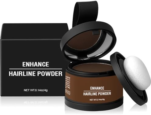 Hairline Powder,Ansatzpuder,Haarpuder Haaransatz,Haar Concealer Zur Haarverdichtung Für Frauen&Männer,Root Touch Up Powder,Wasserfestes Haar Make-Up Zum Ansatz Kaschieren (#03 Ash Brown, 1 Stück)
