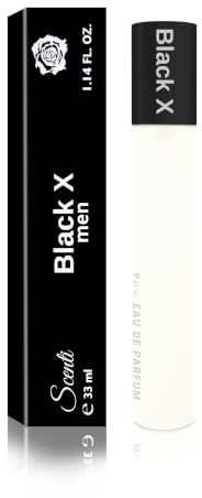 NAINA Parfum pour homme Black X 33 ml - Parfums pour homme - Flacon vaporisateur Eau de Parfum - Parfum inspiré pour homme - Parfums et expériences parfumées uniques