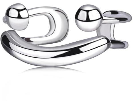 LEGENTLISUR Ring aus 925er Silber Verstellbarer Offener Ring Smiley Ring Silber Damen-Lächeln-Ring Geeignet als Überraschungsgeschenk für Freunde,Familie und Liebste