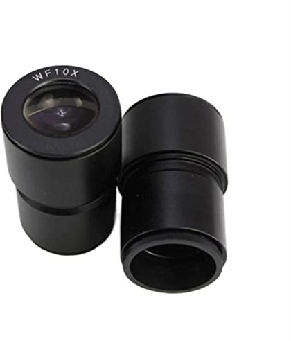 Mikroskop 2 STÜCKE WF5X 10X 15X 20X Stereomikroskop-Okular Spezielle Weitwinkel-Okularbefestigungsgröße 30 mm(WF10X-20mm)