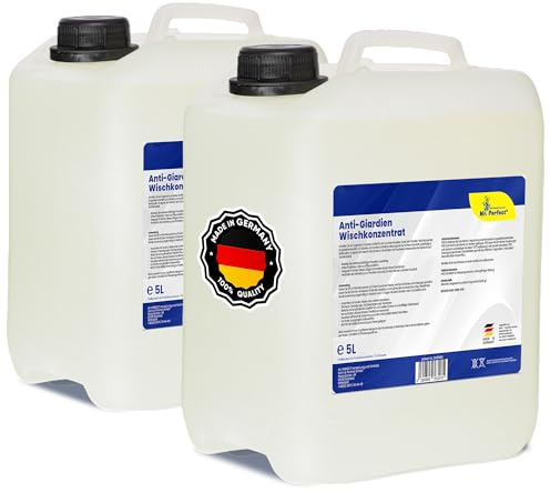 Mr. Perfect Anti-Giardien Wischkonzentrat 2x5L I Hocheffektives Giardien Desinfektionsmittel für alle Oberflächen I Schonendes Desinfektionsmittel für Giardien für den Haushalt