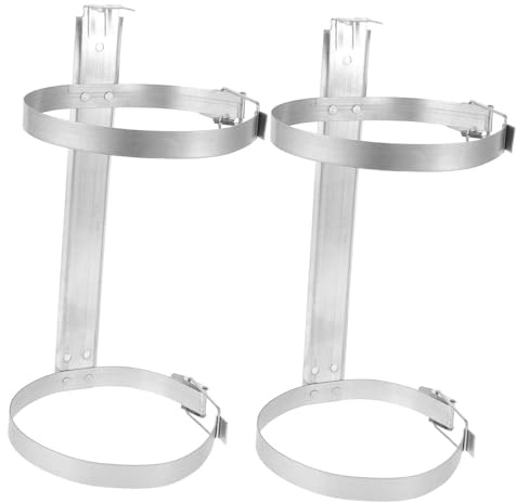 SHINEOFI 2 Soportes Para Extintor Soporte De Pared Resistente Para Extintor De 8 Kg Ideal Para Oficinas Garajes Camiones Cocinas Y Tiendas