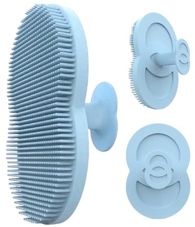 Silikon Gesichtsscrubber mit milder Reinigung Milde Massage Vielseitig | Duschbürste Für Frauen und Männer, auf Reisen, im Badezimmer, im Hotel, und Körper