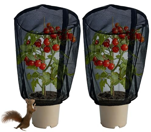 Protezioni per Piante contro Animali | 2 Pezzi Rete Barriera Anti da Giardino,Coperture per Vasi,per Piante in Vaso, Pomodori, Ortaggi, Arbusti, Fiori e