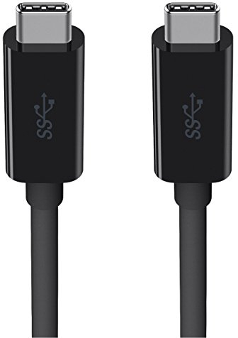 Belkin - USB-C 3.0 Kabel - 5Gbps, 4K, 100W - 2M - Schwarz (USB-IF zertifiziert) F2CU049bt2M-BLK