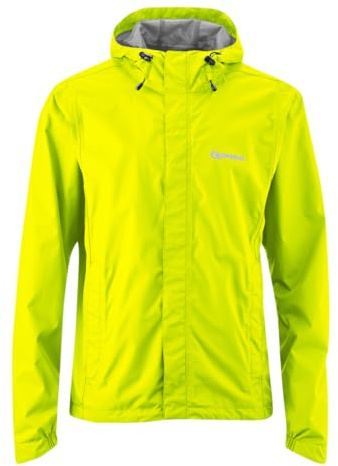 Gonso Herren Regenjacke Save Light, Fahrradjacke mit Kapuze, wasserdicht und atmungsaktiv, Radjacke mit wärmeisolierendem Innenfutter aus Mesh | Wasserdicht bis 10.000 mm, Winddicht, G-Tex, 2-Lagenlaminat & getapte Nähte, Perfekt für das ganze Jahr