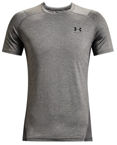Under Armour Herren UA HG Armour Comp SS, kurzärmliges Funktionsshirt, schnelltrocknendes T-Shirt mit Kompressionspassform