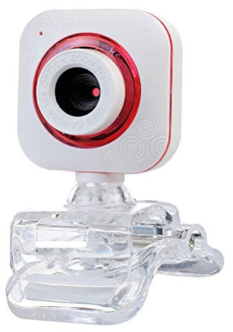 KUANDARMX HD Webcam per PC con Microfono Full HD 480P Webcam USB per PC Fisso,Laptop y Mac,USB 2.0 Videocamera per Videochiamate, Studio, Conferenza, Registrazione Compatibile, A