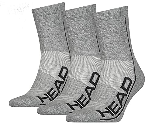 HEAD Performance Unisex Short Crew Socks (3 pack)