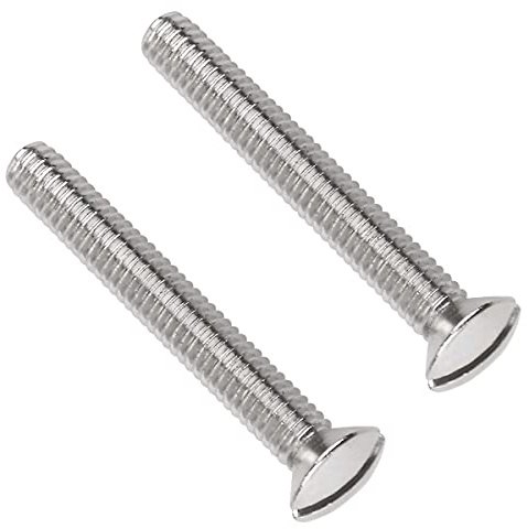 Nartel® M3.5 (3.5mm x 50mm) Slotted Raised Countersunk Electrical Socket Screws (Pack of 10)