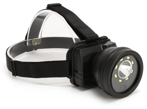 Zunate Caméra Frontale Portable, Caméra Frontale 1080p, étanche IPX4, Caméra Mains Libres Rechargeable avec Lampe de Poche pour la Course en Plein Air, Le Camping, la Randonnée, la Pêche(Le Noir)