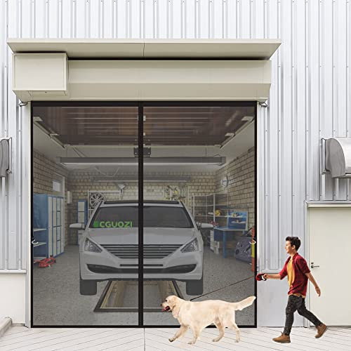Zanzariera Magnetica per Porte 205 x 260 cm Magnetico Pieghevole Tenda Anti Zanzare Magnetica Anti-Zanzare per Porte Scorrevoli, Garage Nero
