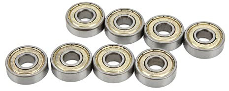 Drfeify 8-teiliges Skateboard-Lager, ABEC 11-Kohlenstoffstahl-Kugellager für Rollschuhe, TanzbretterOutdoor-Roller