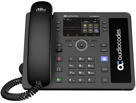 AudioCodes Teams C435HD-R IP-Phone PoE GbE black