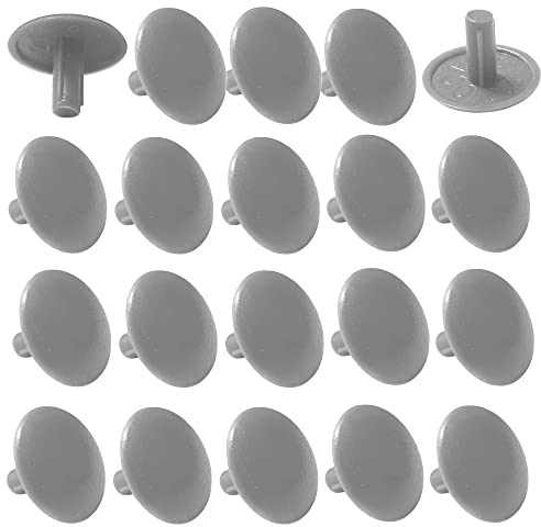cyclingcolors 20x tappo coprivite cappuccio 4.5 x 13 x 10 mm plastica viti copertura coperchi tappi croce PZ, grigio
