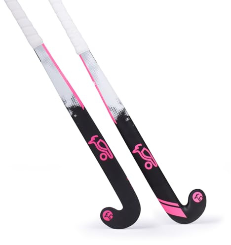 Kookaburra Unisex-Youth Swift - 26 Hockey Stick, Black/Pink, 26 EU