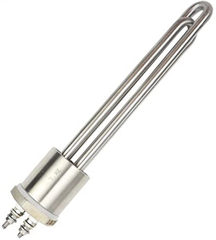DHVIJA 12 Volt Heating Element 300W/400W/600W DN25 Water Heating Element Stainless Steel Immersion Solar Heater Pipe joyous(Heater Thread,12v 300w)