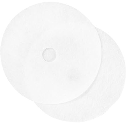 Clothes Dryer Lint Filter Replacement 2pcs Nonwoven White | Replaceable Dust-absorbing Inserts, Indoor Drying Machine Part, 2pcs Pack for Exhaust Filter Use