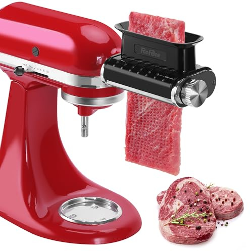 Fleischklopfer Aufsatz mit verstellbarer Dicke für Kitchenaid Standmixer, Fleischklopfer, Steak-Würfelprozessor-Zubehör, spülmaschinenfest, BPA-freier Kunststoff in Lebensmittelqualität