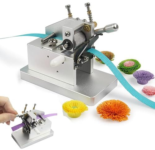 Manuelle Quilling-Fringer-Maschine Für Farbenfrohe 3D-Designs, Breite Der Papierstreifen Zum Schneiden: 5–14 Mm, Breite Der Quaste Zum Schneiden: 0,3–2,5 Mm