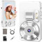 Cámara Digital 4K, 64MP Autofocus, Zoom Digital 18X, Pantalla de 2,8, Cámara Compacta con Modo Time-Lapse y Grabación en Bucle, Webcam, Tarjeta SD 32GB Incluida（Blanco）