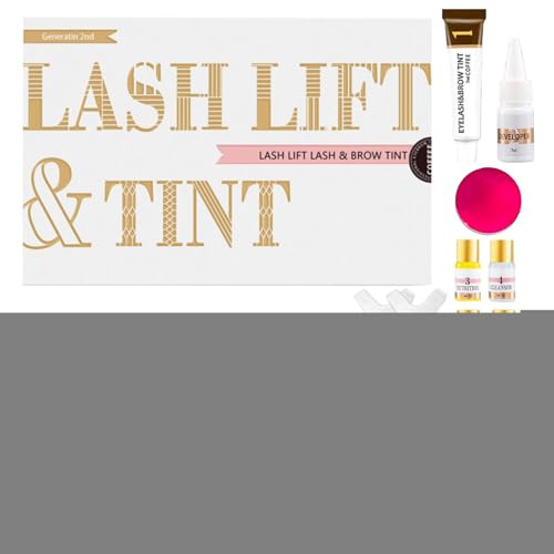 Lash Lift Kit de coloration pour sourcils, lifting des cils et couleur kit de teinture pour cils permanente, dure jusqu'à 8 ans pour la maison, le salon, les cosmétiques pour les voyages, les
