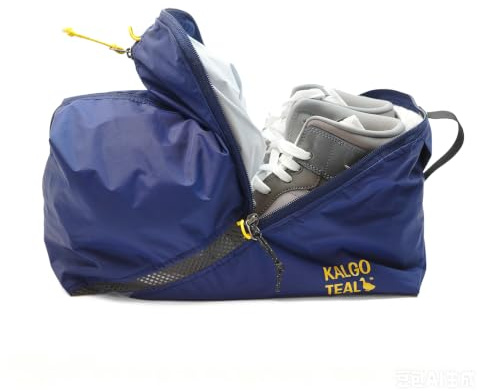 Ultralight Travel Shoe Bag 15L, Fits 2 Pairs Shoes, Large Water-Resistant Packing Cube.