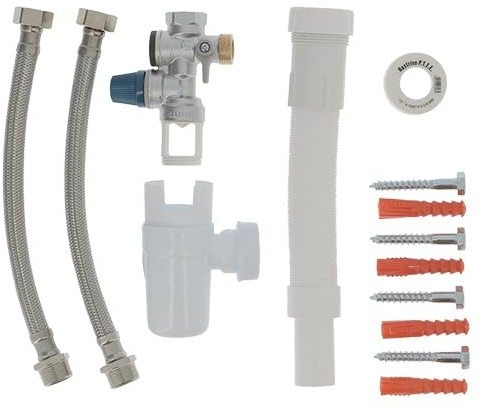 DIPRA - Kit de raccordement universel chauffe-eau 50 à 300 L - groupe de sécurité NF + accessoires - installation ballon eau chaude