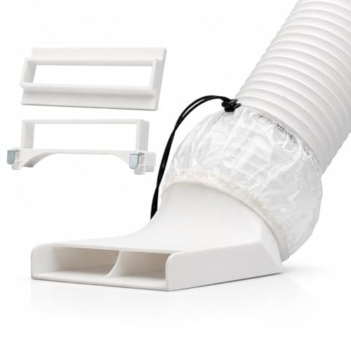 Adaptateur de fenêtre universel pour climatiseur mobile, passage de fenêtre, tuyau d'évacuation, adaptateur pour fenêtre de toit, fenêtre basculante, joint d'étanchéité compatible avec climatiseur