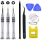ABMRO iPhone Screwdriver Repair Tool Kit,1.5mm PH000 Phillips,0.8mm Star P2 Pentalobe,Y0.6 Tri-Point Y000 Tri-Wing Screworiver for Apple iPhone X/8/8 Plus, 7/7Plus,6P/6S/6/5S/5/5C/4S/4/SE,iPod,iTouch