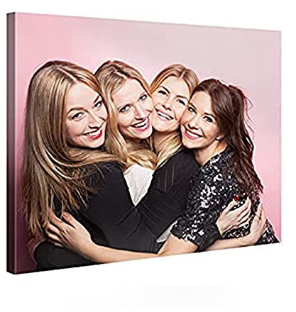 Eigenes Foto Hochformat 30x40cm auf Leinwand drucken Lassen,Personalisierte leinwand familie,Ihr Fotodruck selbstgestalten eigenes Motiv, Leinwandbild, Fotogeschenk individuell (30x90cmX1PC no frame)