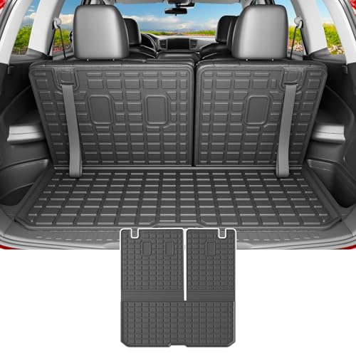 powoq Cargo Mat Trunk Mat Compatible with 2016-2026 Honda Pilot (No Elite)