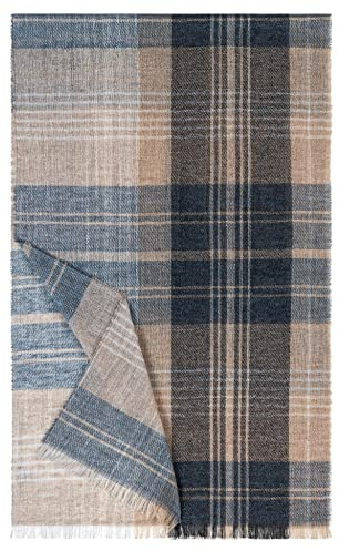 Roeckl Herren Glencheck 55x180 Schal, Multi beige, Einheitsgröße
