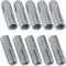 AERZETIX - C67621 - Set di 10 Tasselli di ancoraggio a espansione Ø12x40mm per bullone/vite M10 - tassello per colpire - foratura calcestruzzo mattone pietra fissaggio muratura - in acciaio