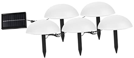 DOITOOL Lampada Solare Da Prato Luce Da Esterno Per Giardino Lampada Solare Da Giardino Design Semisfera Terra