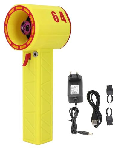 Turbo Torkblåsare, 800W 1400g Thrust Air Duster Blåsare 64mm Borstlös Motor Steglös Hastighet Justerbar Elektrisk Sladdlös Lövblåsare för Uteplatsrengöring Biltorkning