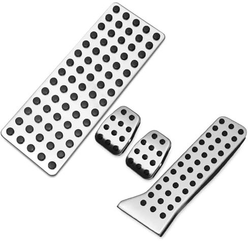 Pedalsatz Fußpedal Auto Fußpedale Für Maz&da Für CX-3 CX-4 2016 2017 2018 2019 2020 2021 Gaspedal Bremse Kupplung Nicht-slip Restfoot Pedal Abdeckung Teile(4 pcs)
