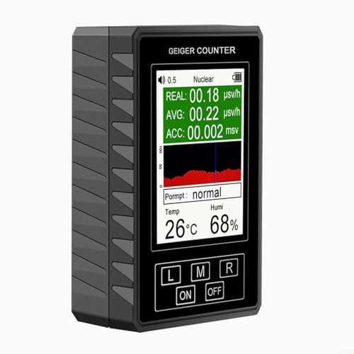 UTTASU Portable Handheld Radiation Detector Geiger Counter With TFT Screen Beta Gamma X-Ray Tester Digital Dosimeter For Nuclear Industry