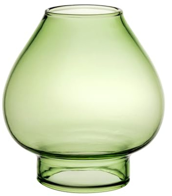 Thous Winds Schirm für Petroleumlampe, Petroleumlampe Schirm aus Hitzebeständigem Glas, Ersatz Lampenschirm für Luminara Mini Öllampe (Grün)