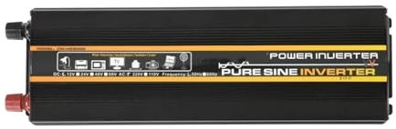 DZSHONGXINSM Inversor Inversor De Energía Solar De 12V 24V A 220V 60Hz Transformador De Voltaje De Onda Sinusoidal Pura Convertidor Carga para Coche Inversor de Corriente(24V,8000w)