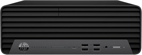 HP ProDesk 600 G6 SFF Ordinateur de bureau, Intel Core i3-10100, 16 Go de RAM, 512 Go SSD, WiFi, Bluetooth, clavier QWERTY américain, Windows 11 Pro (renouvelé)
