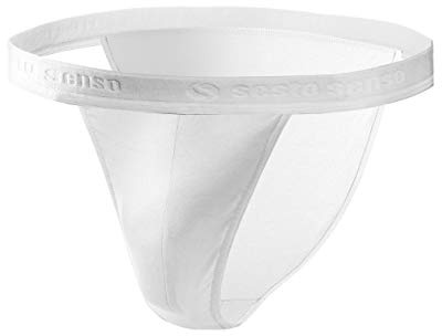 Sesto Senso briefs män tanga bomull 1-pack 2-pack 4-pack sexiga underkläder basunderkläder för män, Vit, XL
