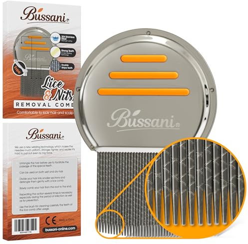 Bussani Nit Comb | Nit Treatment for Kids | Head Lice Comb | Flea Comb